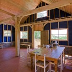 This building (frame O71) was sectioned into two areas, one for storage and maintenance of commercial forestry equipment and another area for workman welfare facilities.
